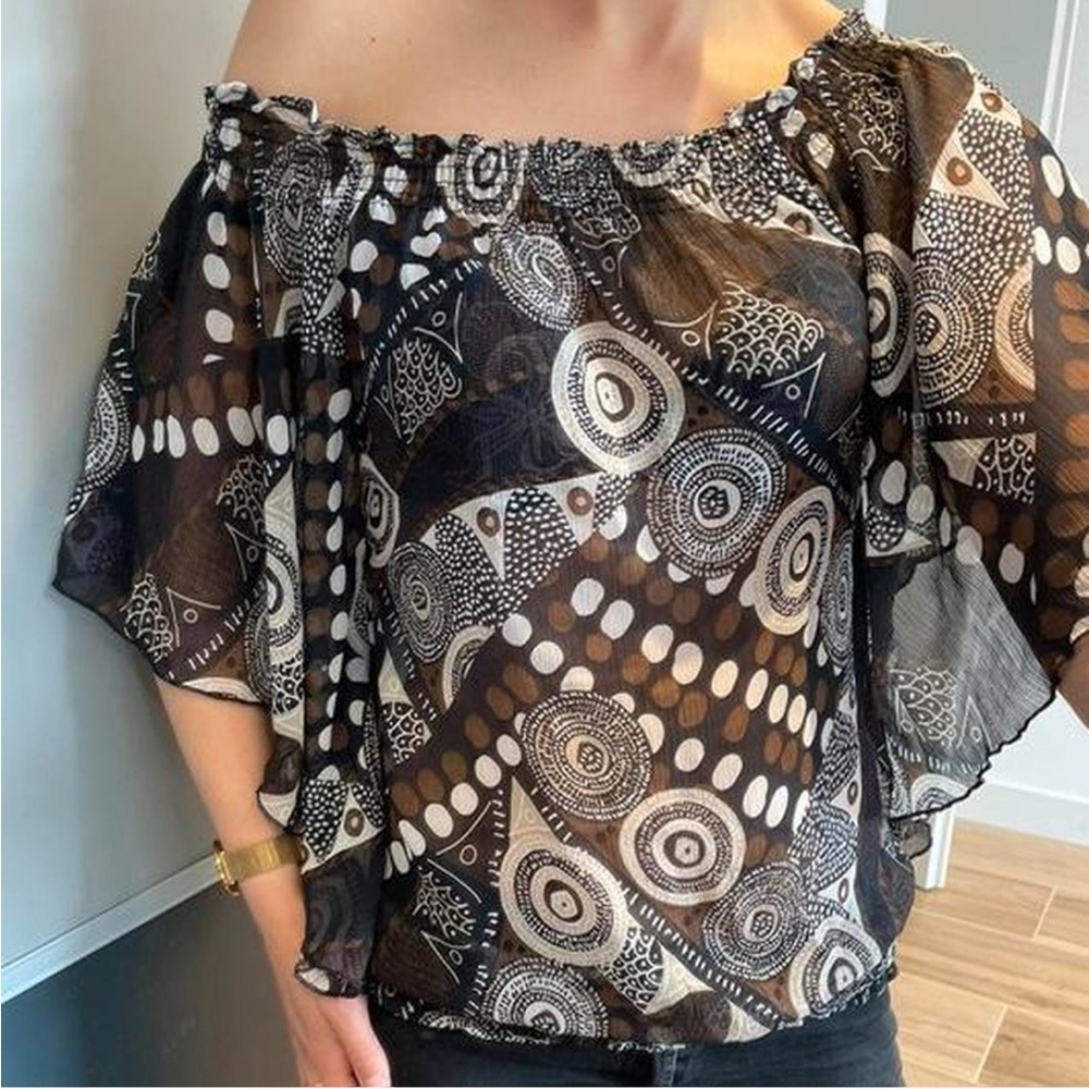 🤎Pimkie sheer blouse